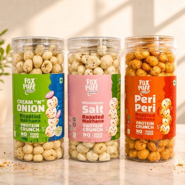 Triple Treat Offer – 3 Jar Makhana Combo