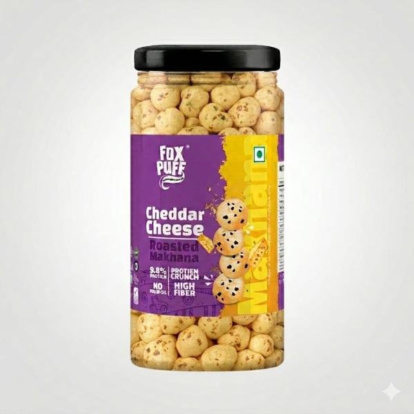 Foxpuff-Cheddar Cheese Roaseted Makhana