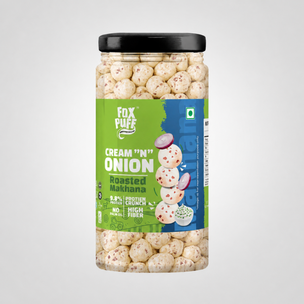 Foxpuff-Cream'n Onion Roasted Makhana