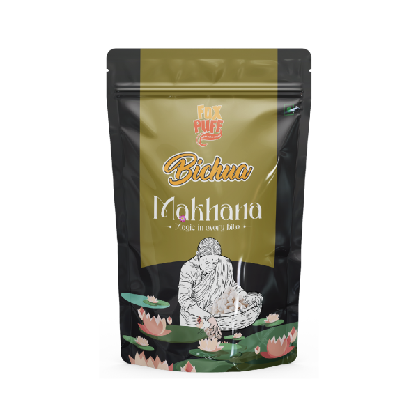 Bichua Makhana – 100% Cholesterol Free | Pure & Healthy Snack