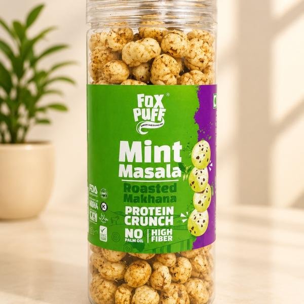Foxpuff-Mint Masala Roasted Makhana